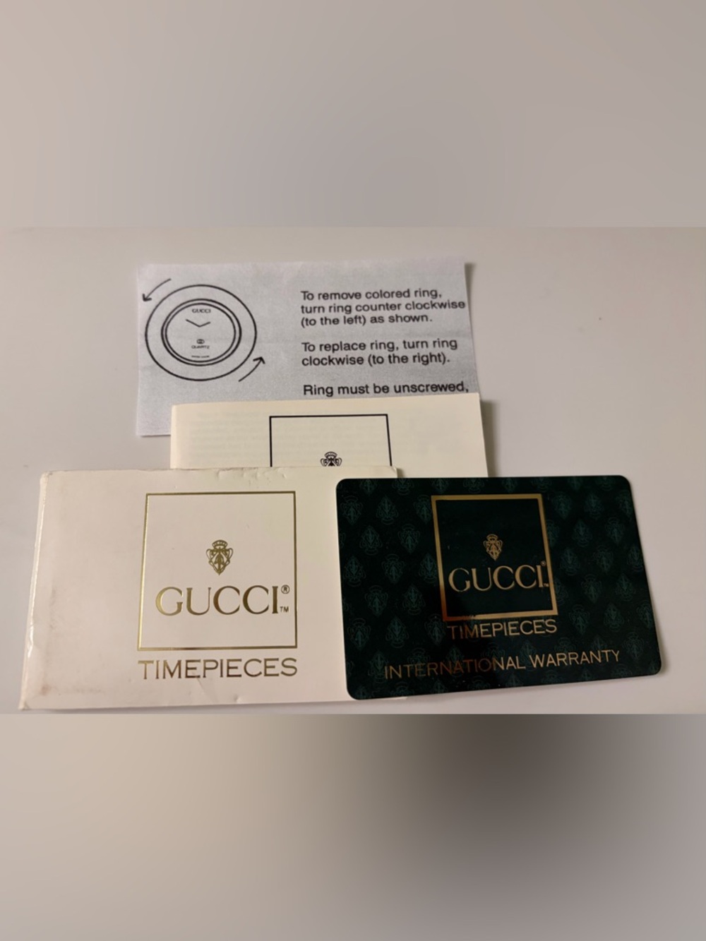 Mint~Prestige~Gucci Interchangeable Bezel Bracelet Bangle Watch with Box/Papers - Picture 15 of 17